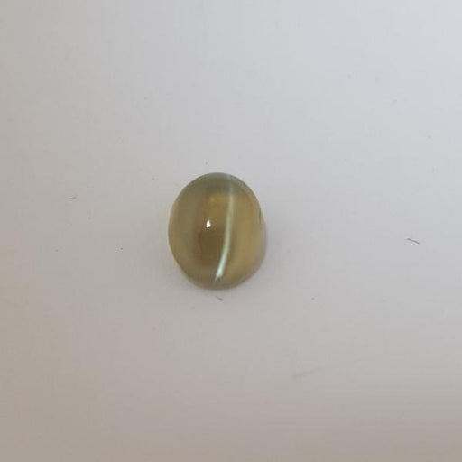 1.31ct Oval Cabochon Cat's Eye Chrysoberyl 6.7x5.2mm - Dynagem 