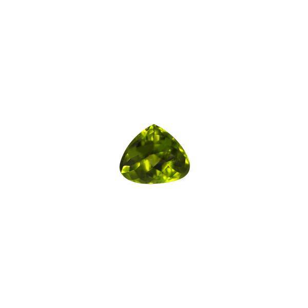 6.39ct Trillion Buff Top Peridot 12.8x10.7mm - Dynagem 