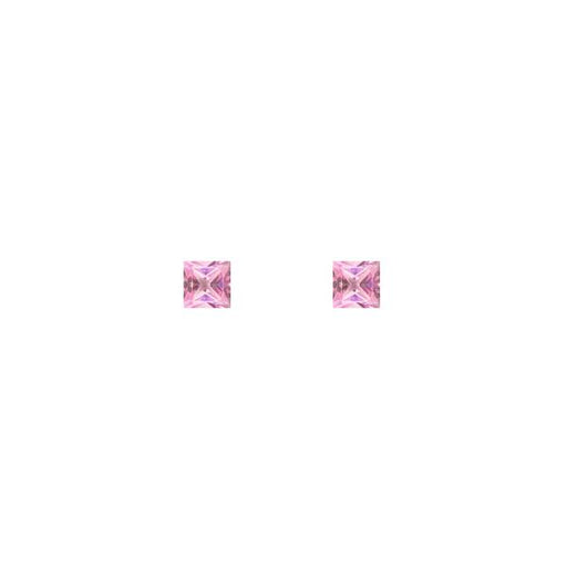0.59ct Pair of Pink Sapphire Squares 3.6mm - Dynagem 