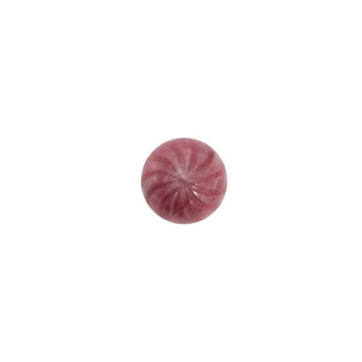 22.40ct Spiral Carved Ruby Cabochon 17mm - Dynagem 