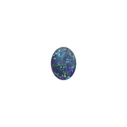 10.69ct Oval Cabochon Black Opal 17x13mm - Dynagem 