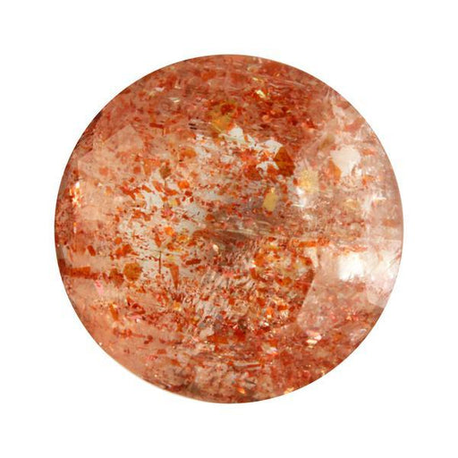 13.85ct Round Faceted Sunstone 15.5mm - Dynagem 