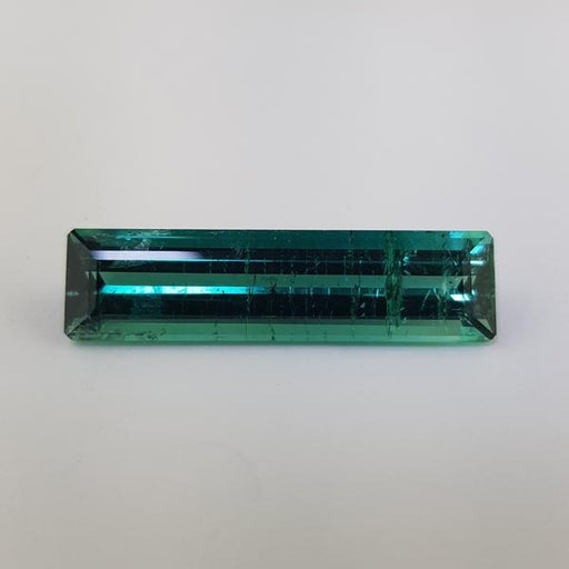 16.84ct Rectangular Cut Tourmaline 33x8.5mm - Dynagem 