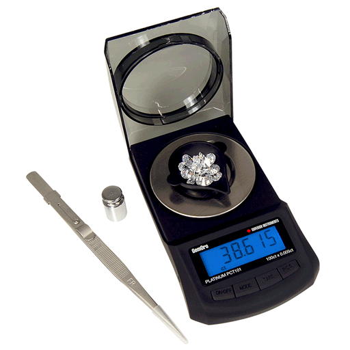 PREMIUM CLASS CARAT SCALE PLATINUM PCT101, 100CT X 0.005CT - Dynagem 