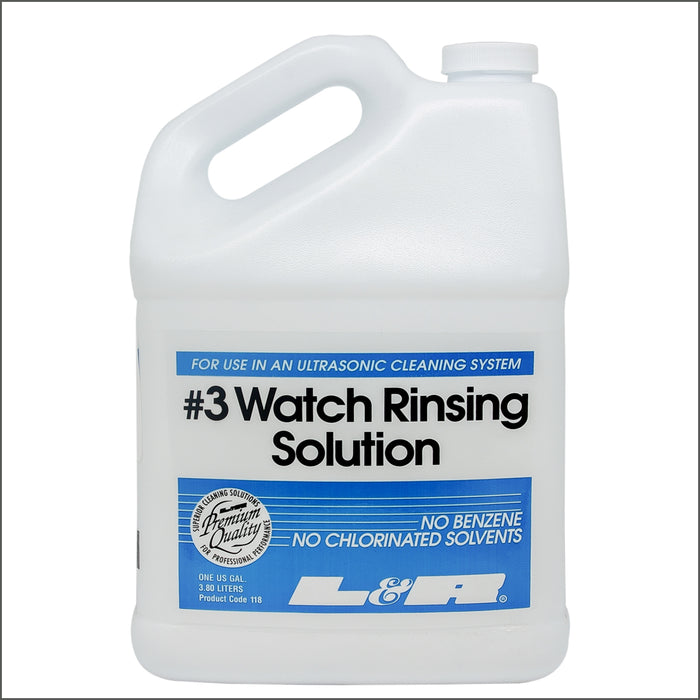 L&R 3 Watch Rinsing Fluid 3.8 Litres