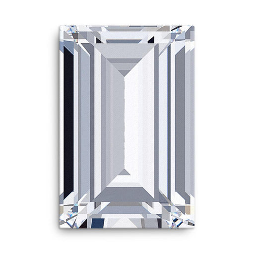 Baguette Diamond Wall Canvas - Dynagem 