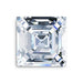 Asscher Cut Diamond Wall Canvas - Dynagem 