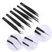 6pcs/Stainless Steel Anti-Static Tweezers - Dynagem 