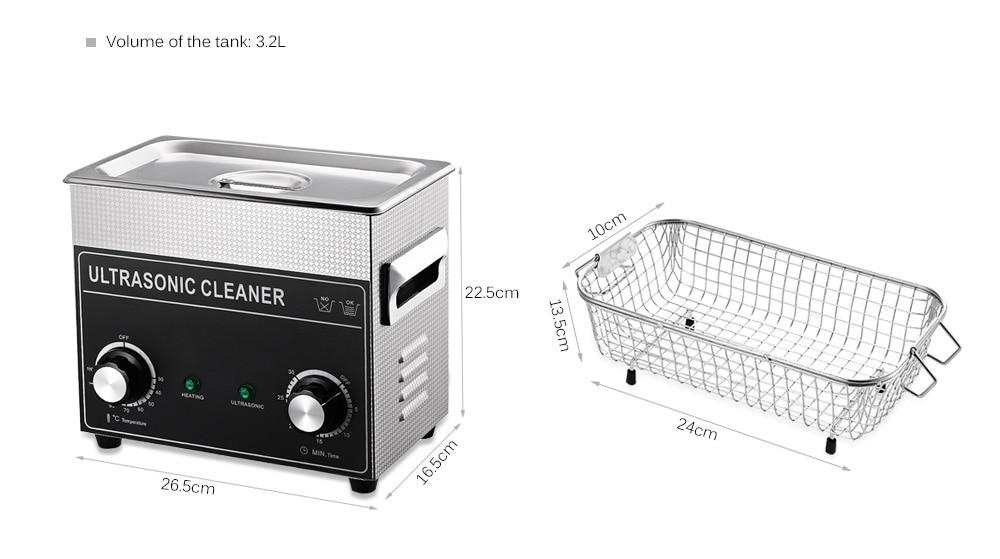 3.2L Ultrasonic Cleaner - Dynagem 