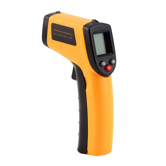 Infrared Thermometer -50~380°C 12:1 Handheld Non-contact Digital Infrared IR Thermometer Temperature Tester Pyrometer LCD Display with Backlight