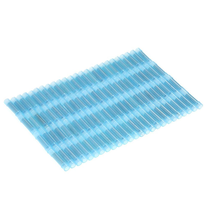 100PCS Blue Female Insulated Terminals Crimp 16-14 Gauge Electrical Wire Cable Quick Disconnect Terminal Connector - Dynagem 