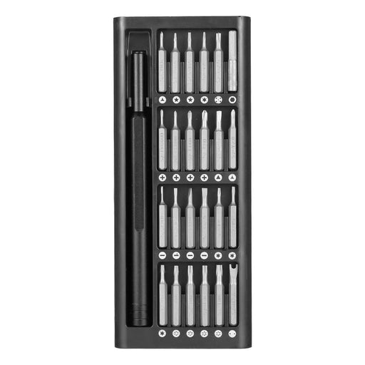 Screwdriver Set 24 in 1 Precision Magnetic Bits Screw Driver Kit with Alluminum Portable Box - Dynagem 
