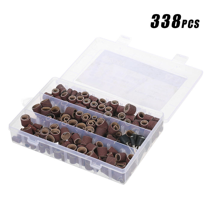 338pcs Rotary Tool Accessories Set Sanding Grinding Polishing Accessory Kit with Storage Box for Dremel Grinder
