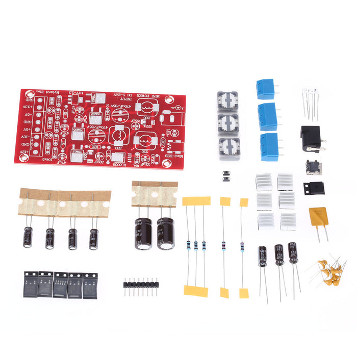 DIY USB Boost Single Turn Dual Power Supply Module Linear Regulator Multiple Output Power Kit