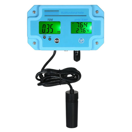 Professional 3 in 1 pH/TDS/TEMP Meter Water Detector Multi-parameter Digital LCD Tri-Meter Multi-function Water Quality Monitor Multiparameter Water Quality Tester - Dynagem 