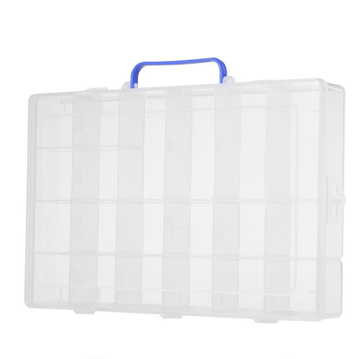 Adjustable Dividers 20 Compartment Slot Plastic Storage Box Organizer Jewelry Tools Electronic Components Container - Dynagem 