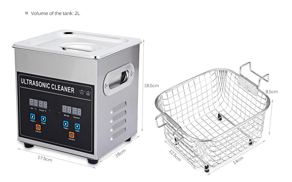Portable Mini Digital Ultrasonic Cleaner - Dynagem 