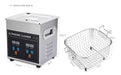 Portable Mini Digital Ultrasonic Cleaner - Dynagem 