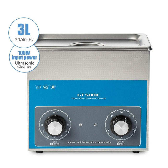 GT SONIC VGT-1730QT 3L Digital Ultrasonic Cleaner Cleaning Machine Bath For Jewelry Watch Glasses Circuit Board 110V-120V Z25 - Dynagem 