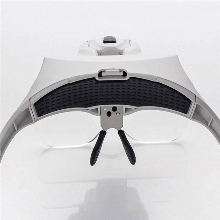 Interchangeable Lens Magnifier Glasses Loupe With Light - Dynagem 