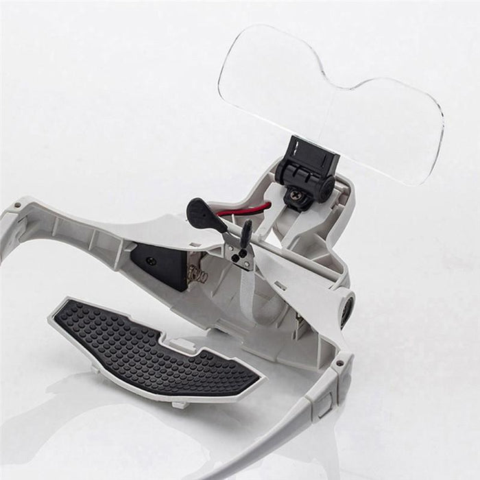 Interchangeable Lens Magnifier Glasses Loupe With Light - Dynagem 