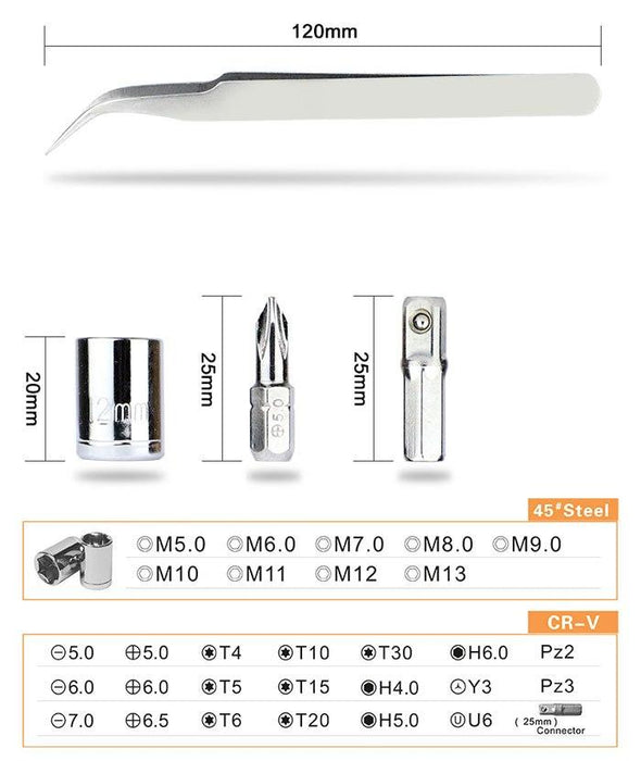 33 in 1 Screwdriver Set - Dynagem 