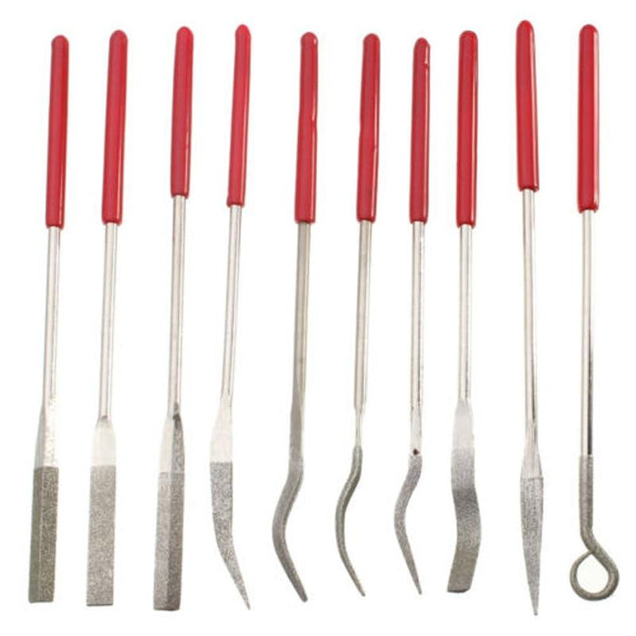 10pcs Diamond Riffler File - Dynagem 