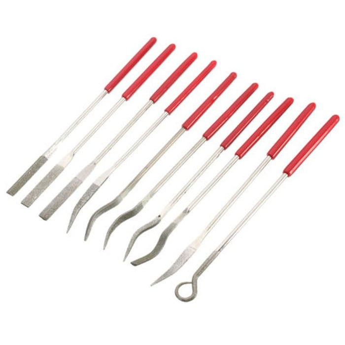 10pcs Diamond Riffler File - Dynagem 
