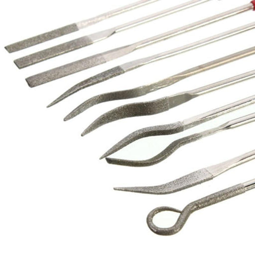 10pcs Diamond Riffler File - Dynagem 