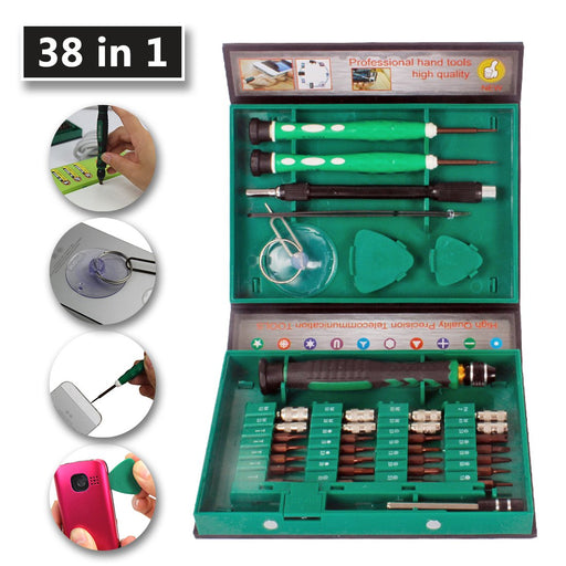 38 in 1 Screwdriver Precision Repair Tools Kit - Dynagem 