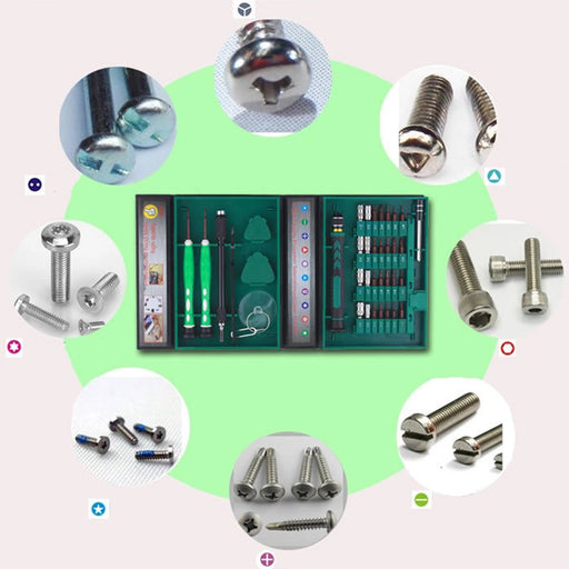 38 in 1 Screwdriver Precision Repair Tools Kit - Dynagem 