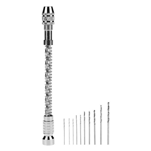 10pcs DIY Twist Drill Bits Set+Collet - Dynagem 