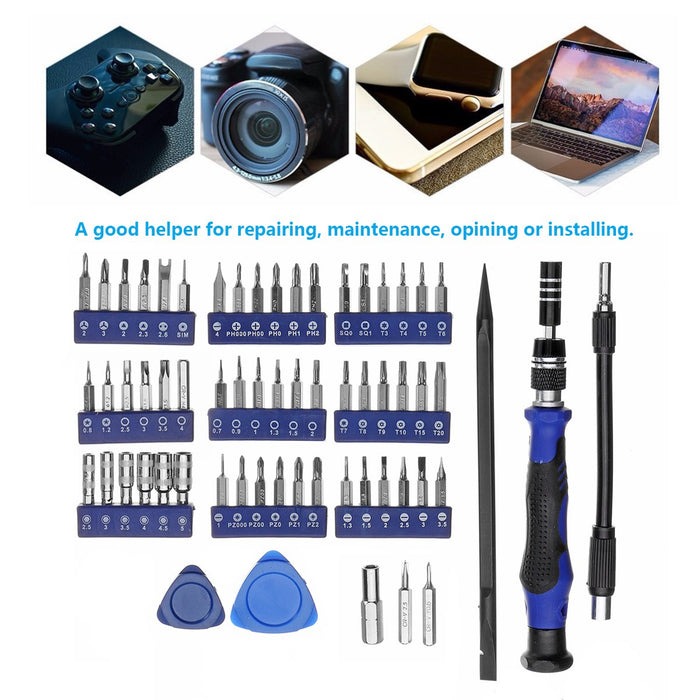 Magnetic Kit 63 in 1 Precision Screwdriver Set - Dynagem 