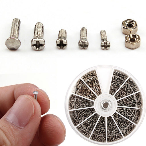 1000pcs/set Assorted Fasteners Screws - Dynagem 