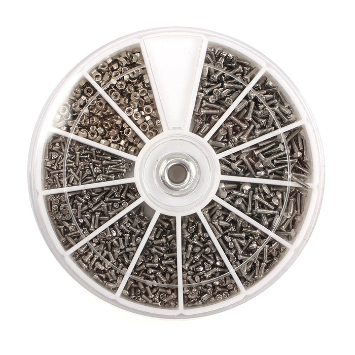1000pcs/set Assorted Fasteners Screws - Dynagem 