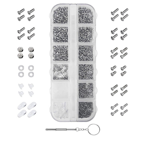 Tiny Screws Tool Set 1100pcs/set Micro Screws - Dynagem 
